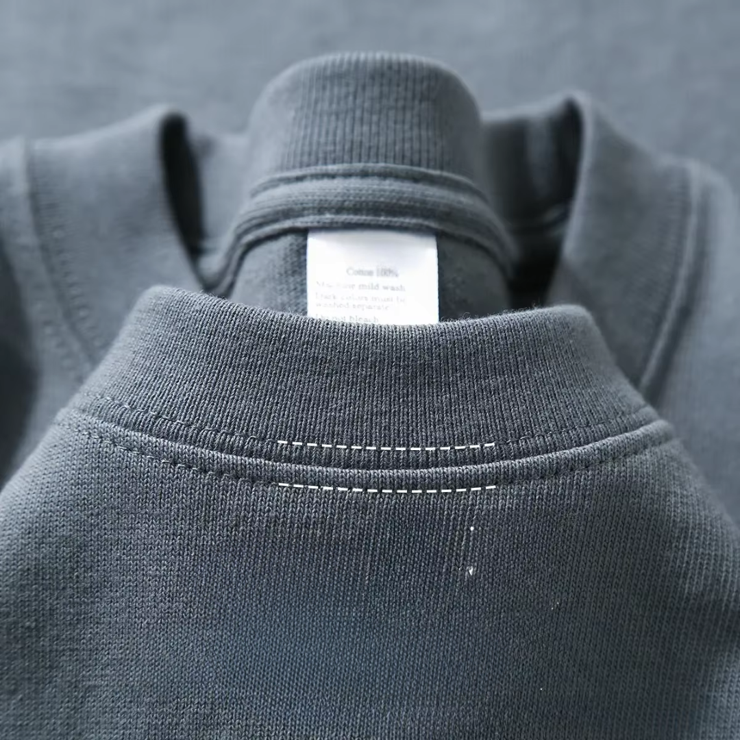 T-Shirt aus reiner Baumwolle mit kurzen Ärmeln, lässiges Basic-Oberteil, Oversized geschnitten.
