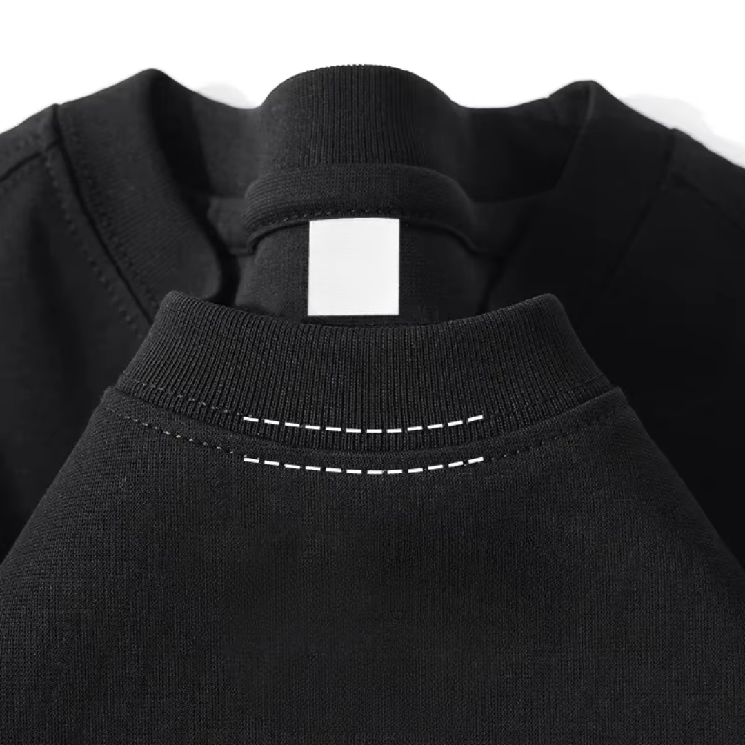T-Shirt aus reiner Baumwolle mit kurzen Ärmeln, lässiges Basic-Oberteil, Oversized geschnitten.