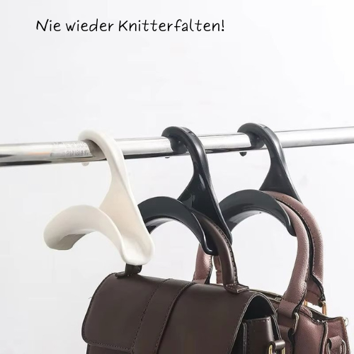 ''Hooky'' 10 stück verbreiterter Kunststoff-Aufhänger-Verbindungshaken, stapelbar, platzsparend, Aufbewahrung, multifunktionale Tasche und Hut-Aufhänger