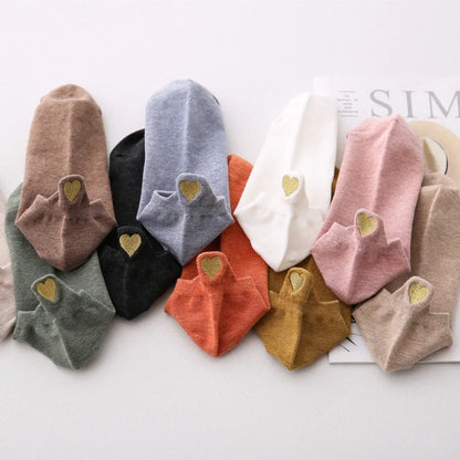 4 Paar Unisex Sneaker-Socken – Baumwoll, Socken, atmungsaktiv & bequem, Casual Low Cut.