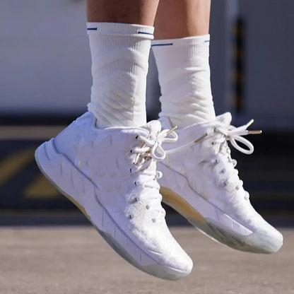 Herren High-Top Sportsocken, Atmungsaktiv, Basketball, Tennis, Fussball